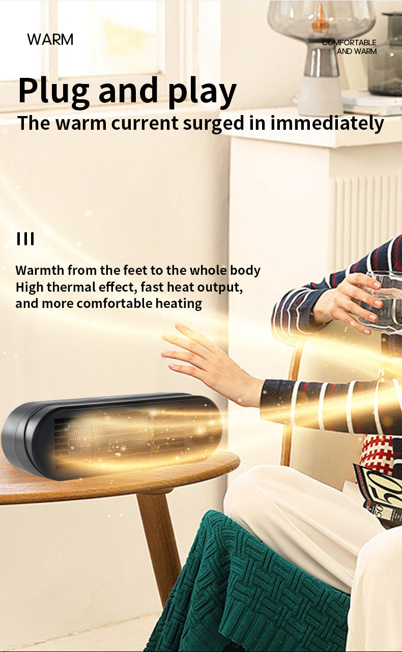 Desktop Heater | Small Home Heater -（UK plug）