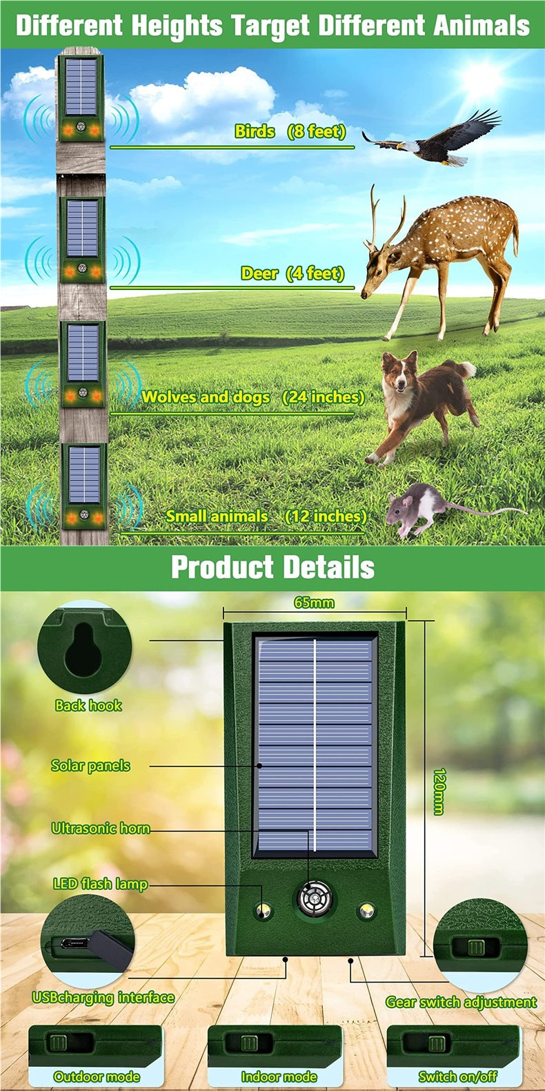 Outdoor Bird Repeller