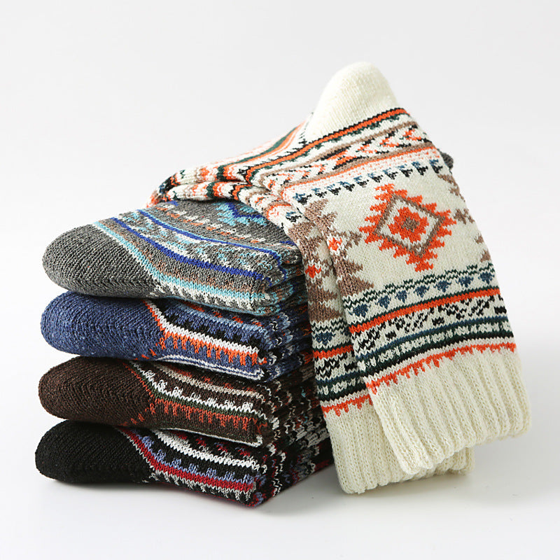**Men's Autumn/Winter Socks | Mid-Calf Socks, 5-Pair Pack**