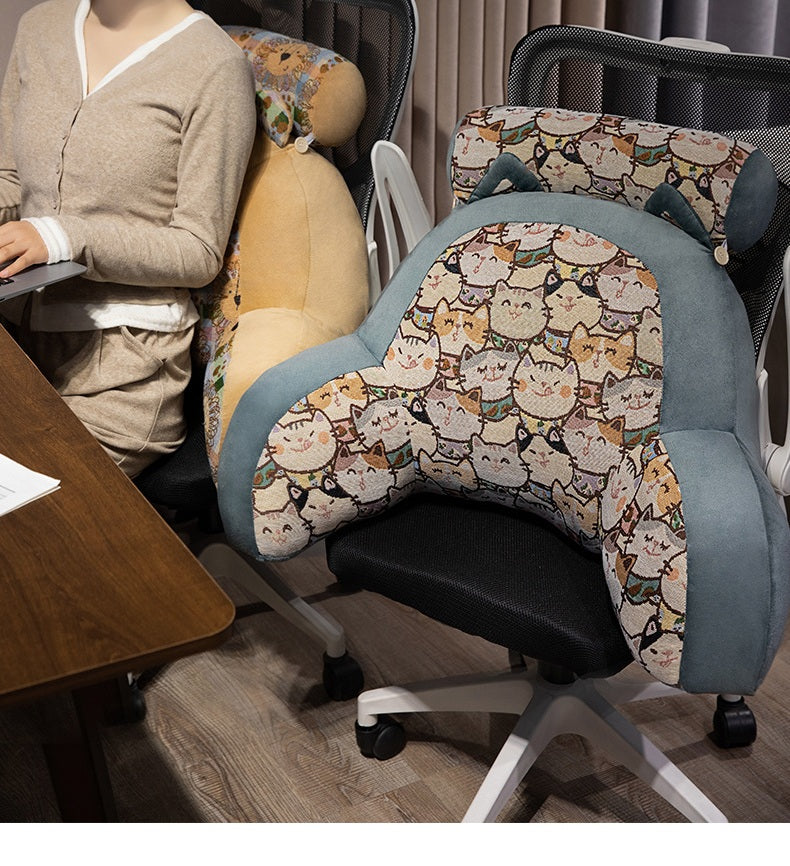 Soft Backrest Cushion with Lumbar Support