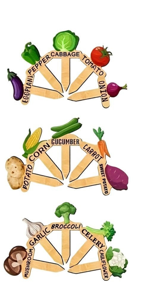 Wooden Gardening Plant Labels