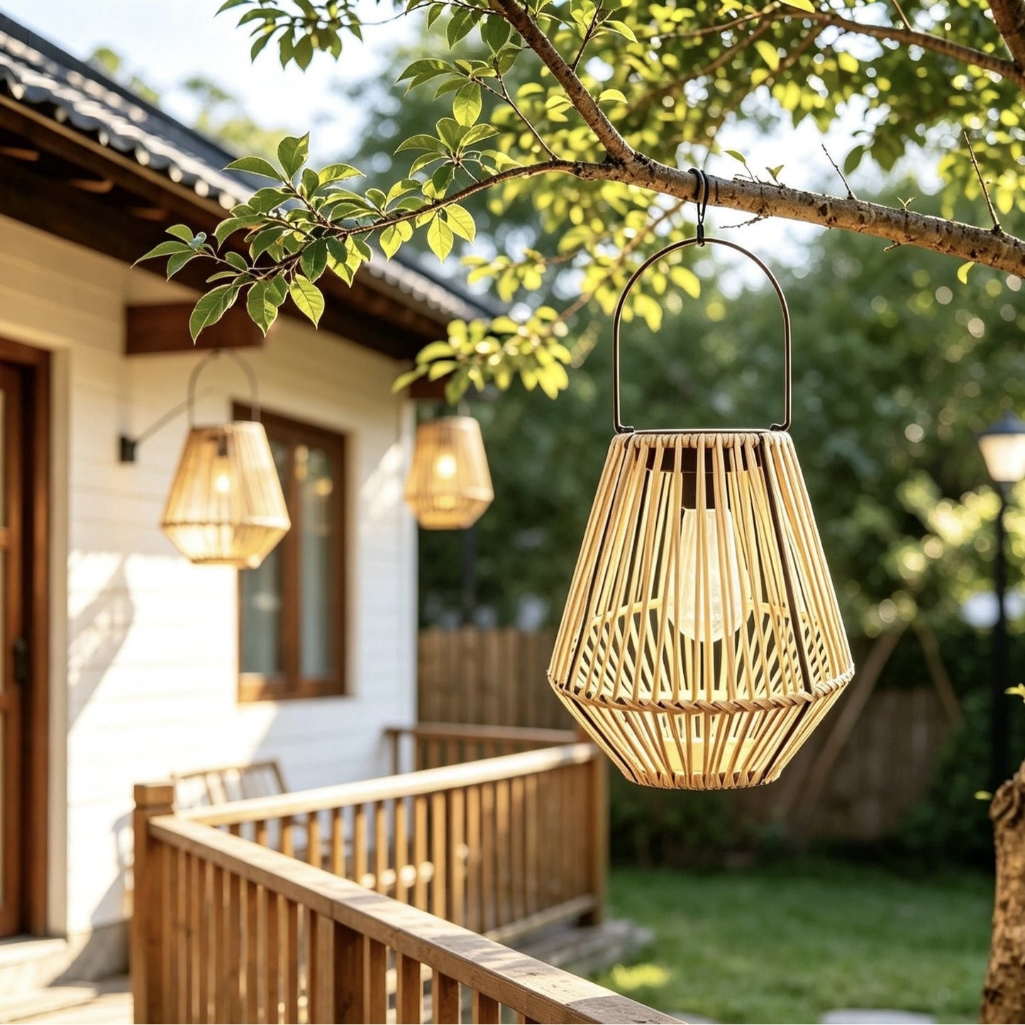 # Solar-Powered Garden Hanging Light