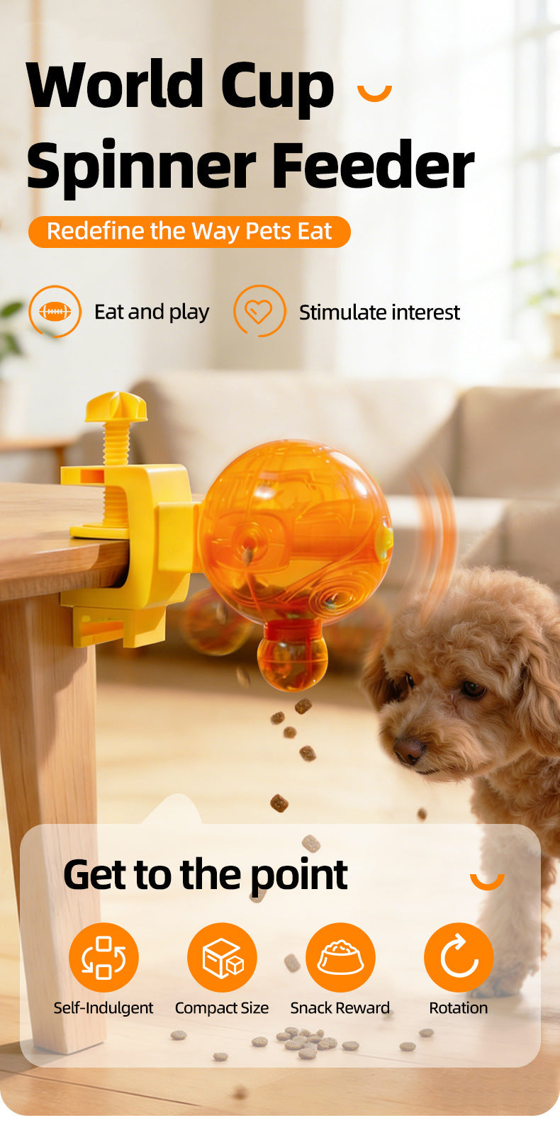 # Adjustable Pet Food Dispenser Toy