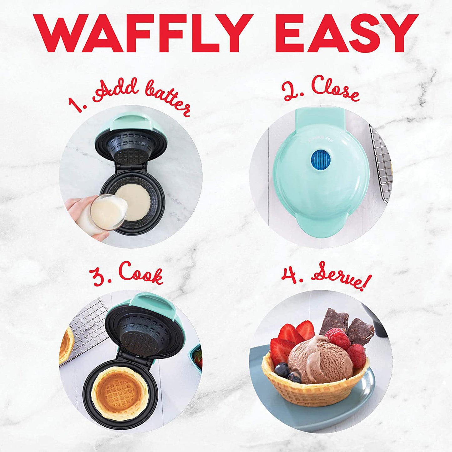 Multifunctional Waffle Bowl Maker