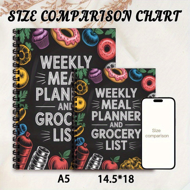 **Weekly Meal Planner/Kitchen Organizer Notebook**