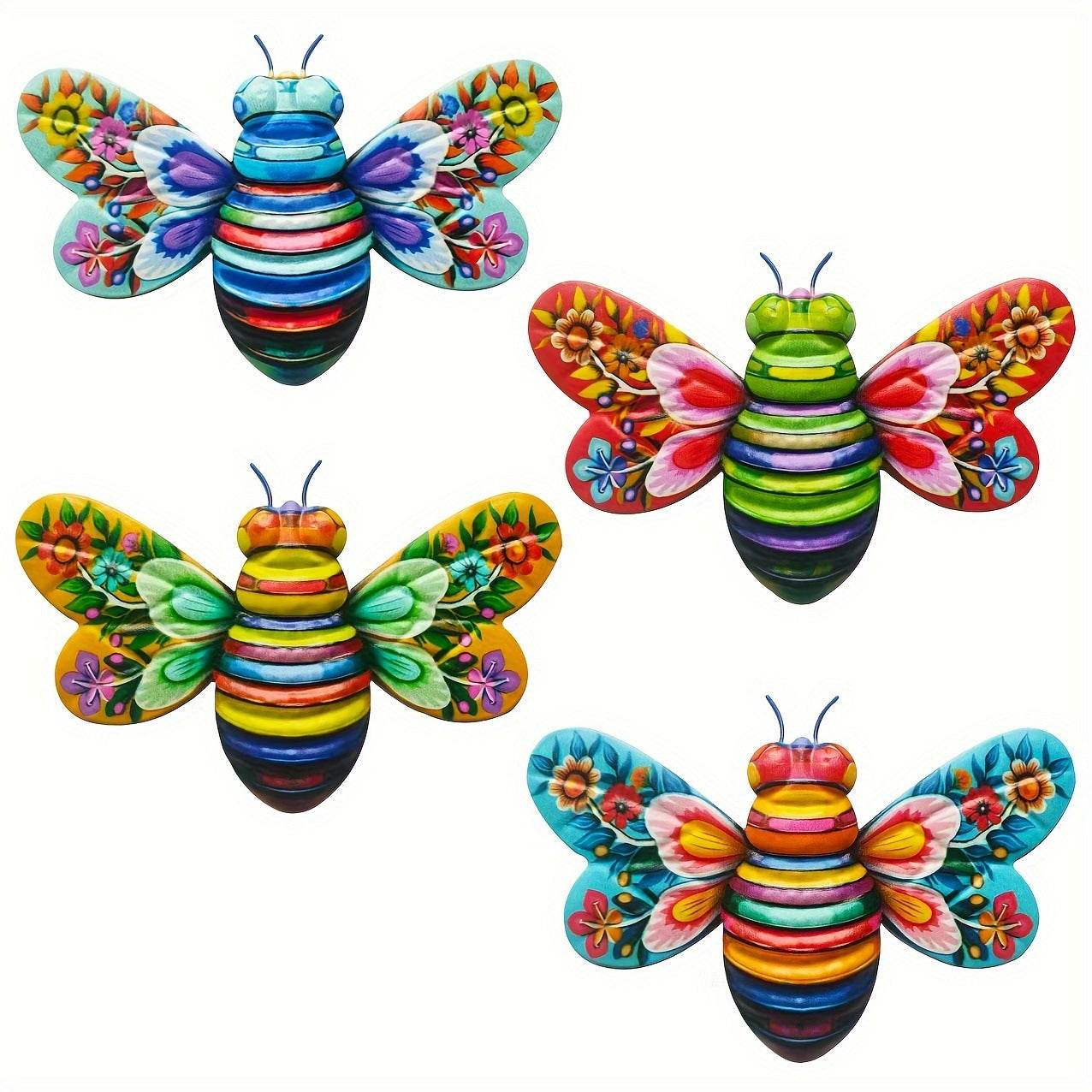 # Wrought Iron Bee Window and Patio Decorative Hanging Piece