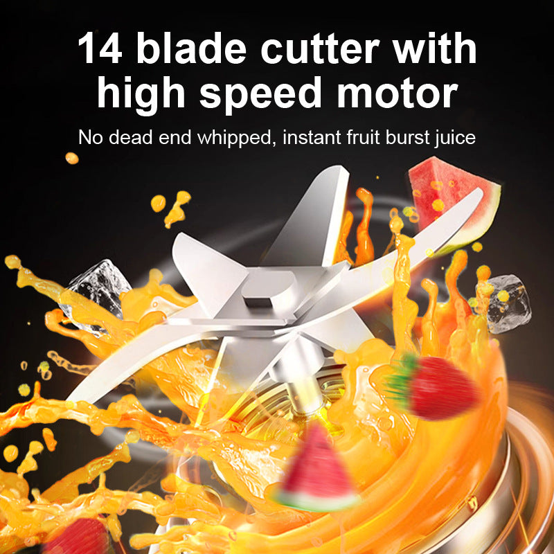 Mini 14-blade cutter head | Juicing cup for home use