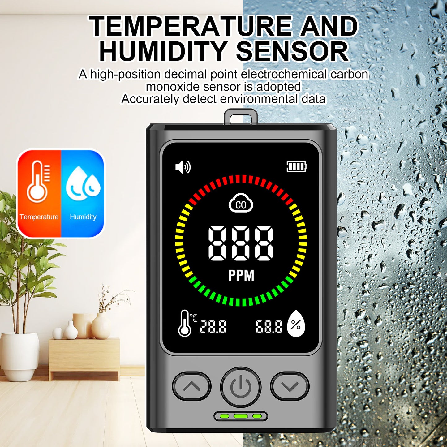 **Carbon Monoxide Detector | Toxic Gas Alarm | Air Quality Monitor**