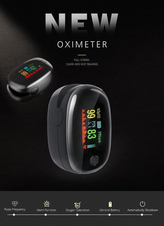 LED Finger Clip Heart Rate Monitor