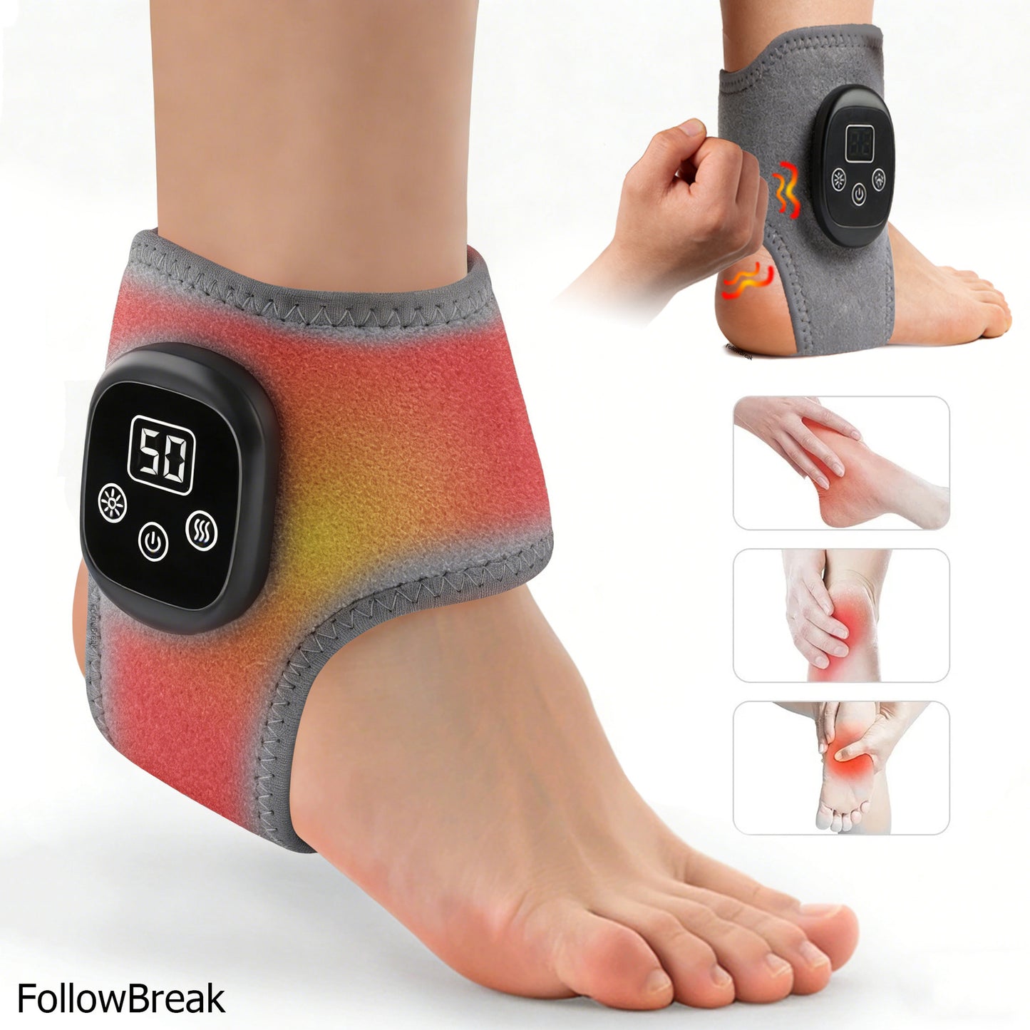 # USB Rechargeable Heated Ankle Massager