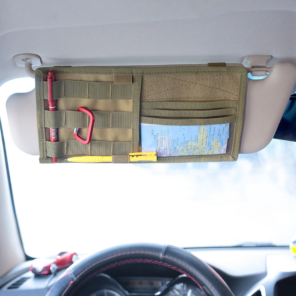 # Multifunctional Tactical Car Sun Visor Storage Bag