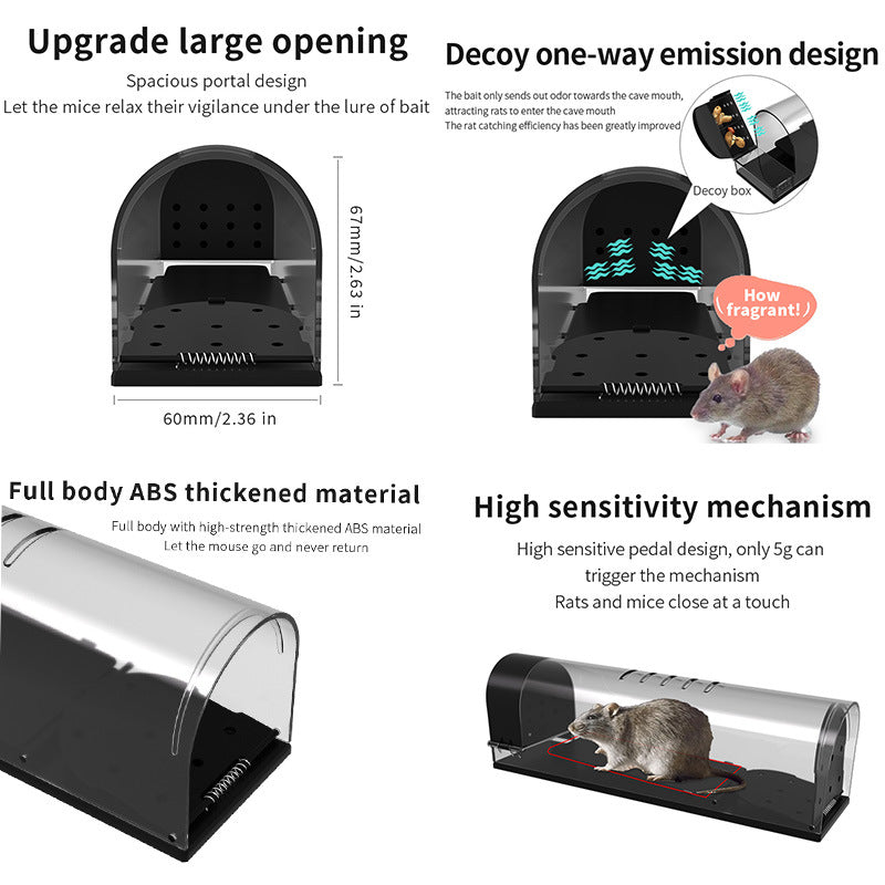 # High-Sensitivity Pedal-Type Eco-Friendly Mouse Trap