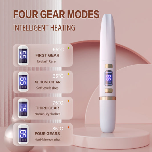 3-in-1 Electric Eyebrow Trimming, Eyelash Curling, and Eyebrow Shaping Device