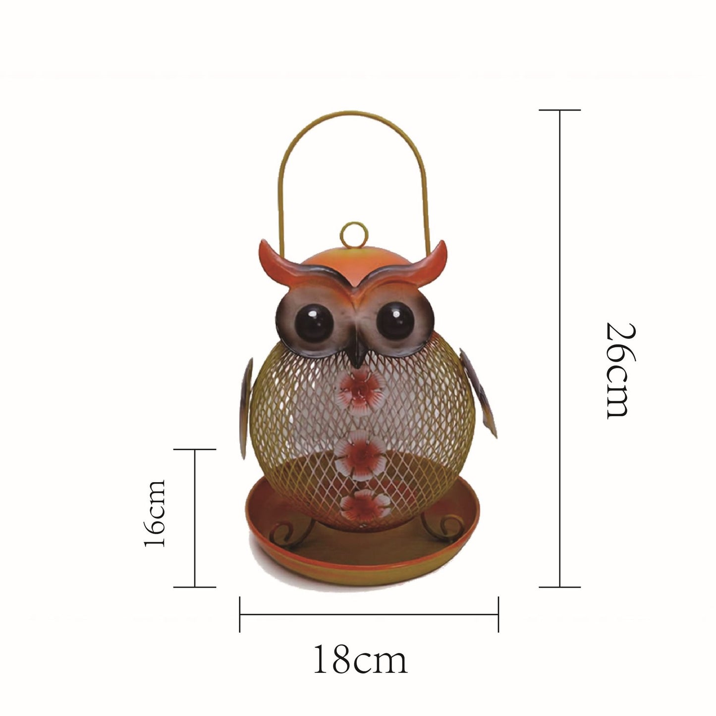 # Hanging Owl-Shaped Bird Feeder