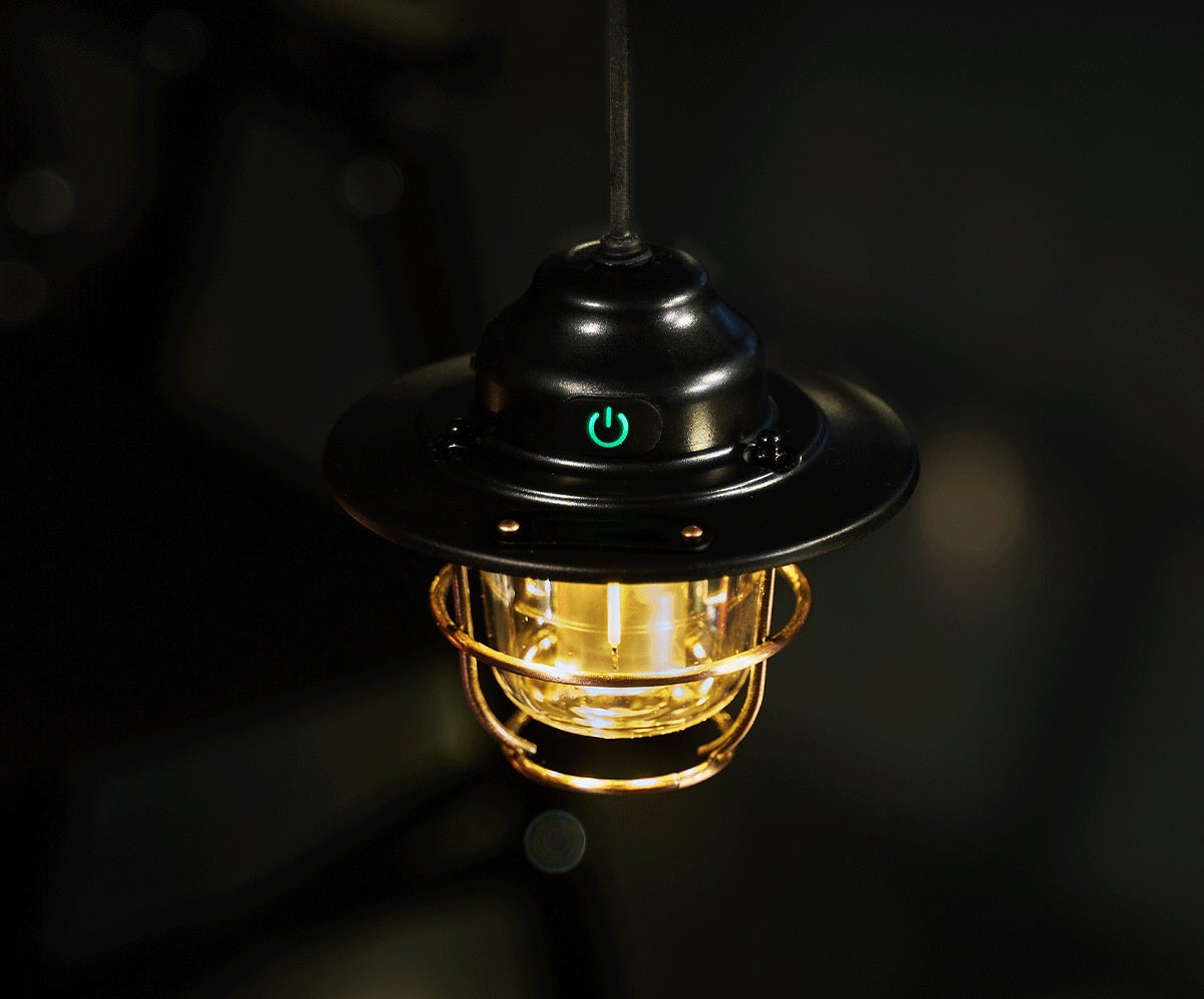 # Pinecone-Shaped Camping Pendant Light