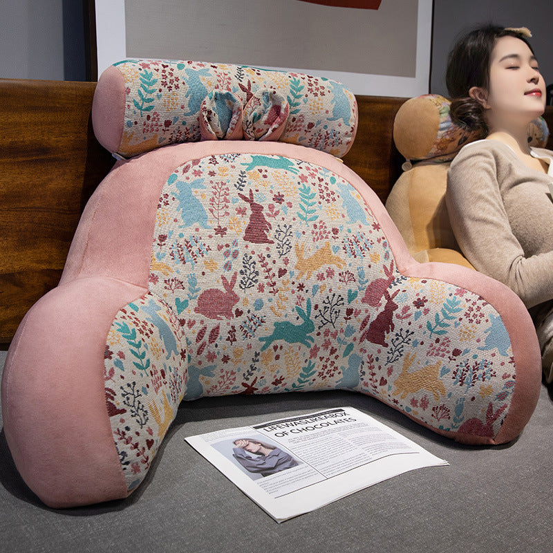 Soft Backrest Cushion with Lumbar Support