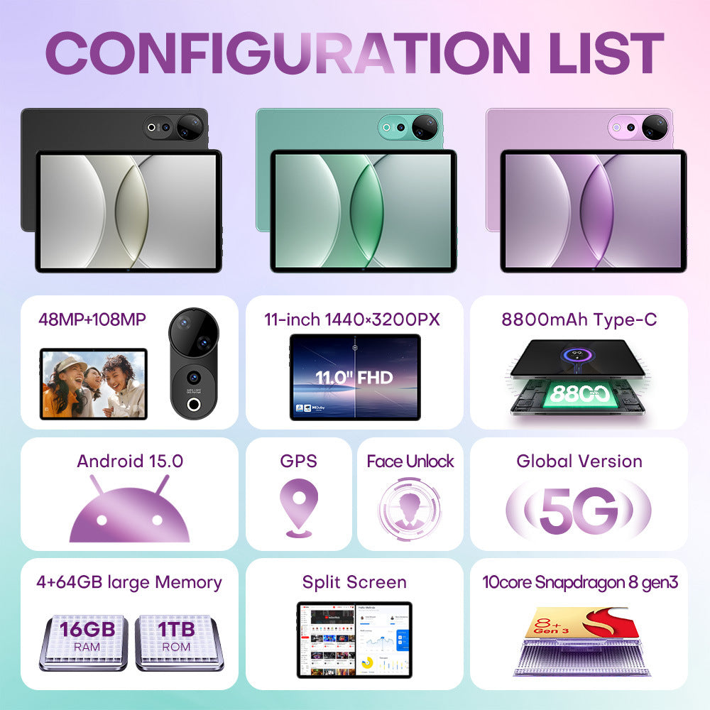 # Pad 9 Ultra Large-Screen Smart Tablet