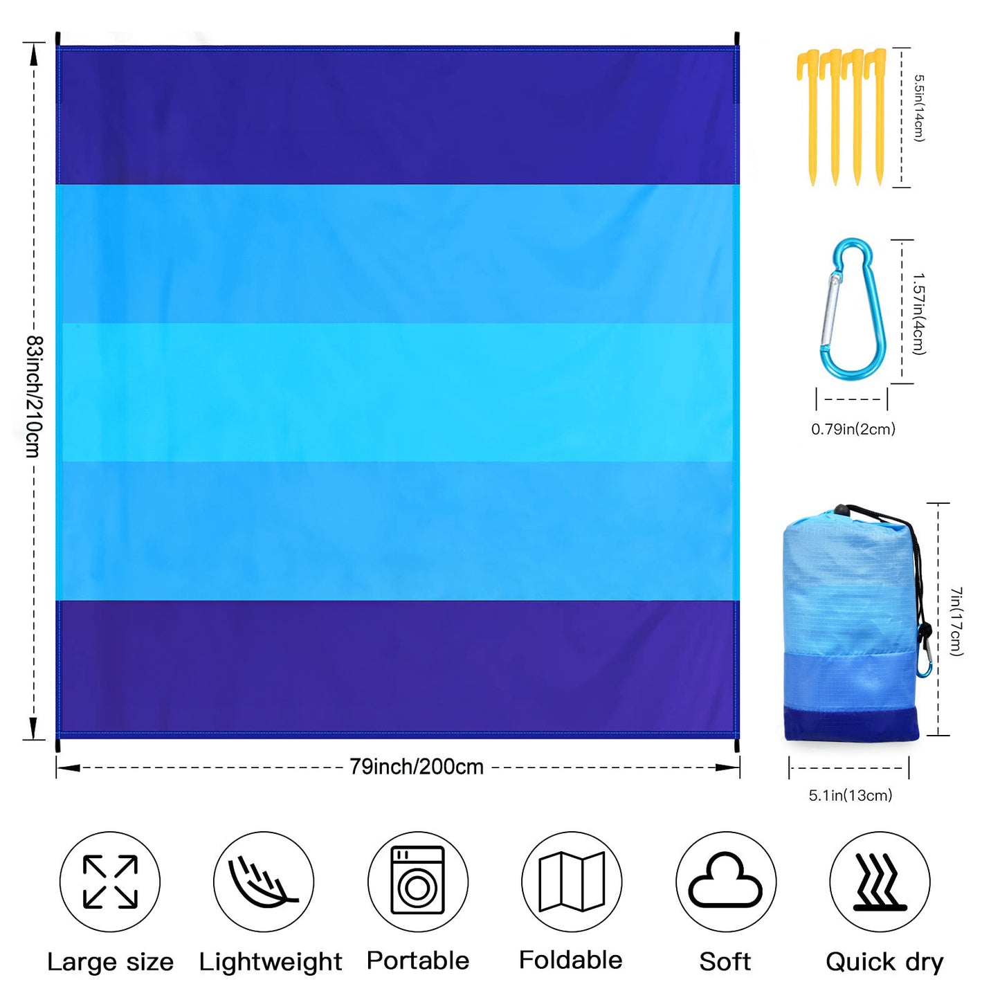 # Lightweight Portable Foldable Picnic Mat