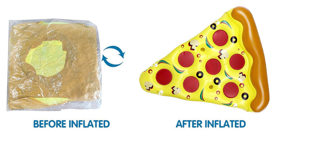 Pizza-Shaped Inflatable Water Floating Chair