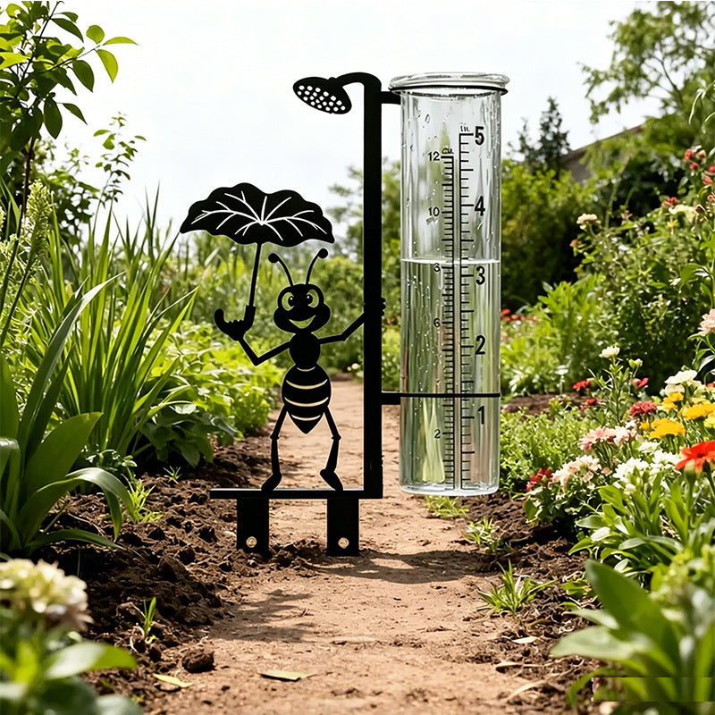 # Metal Outdoor Rain Gauge