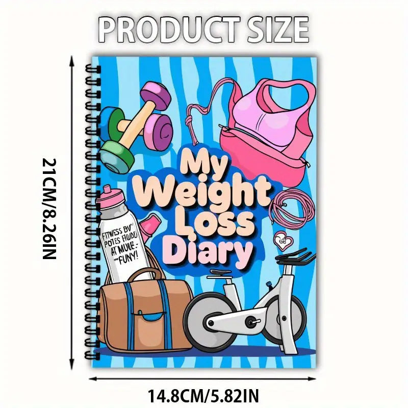 **A5 Weight Loss Diary (104-Page Recorder)**