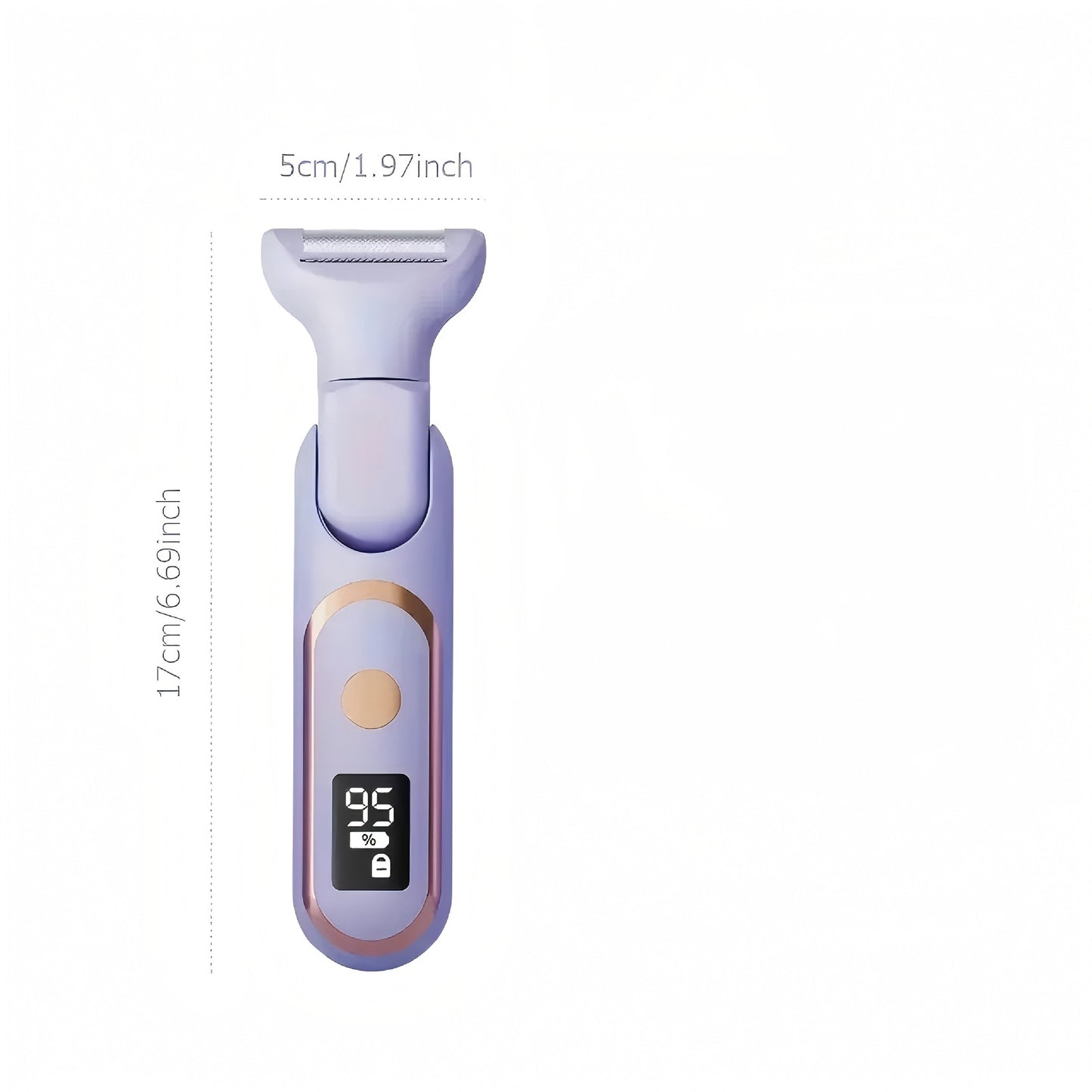 # Digital Display 5-in-1 Electric Hair Shaver for Women