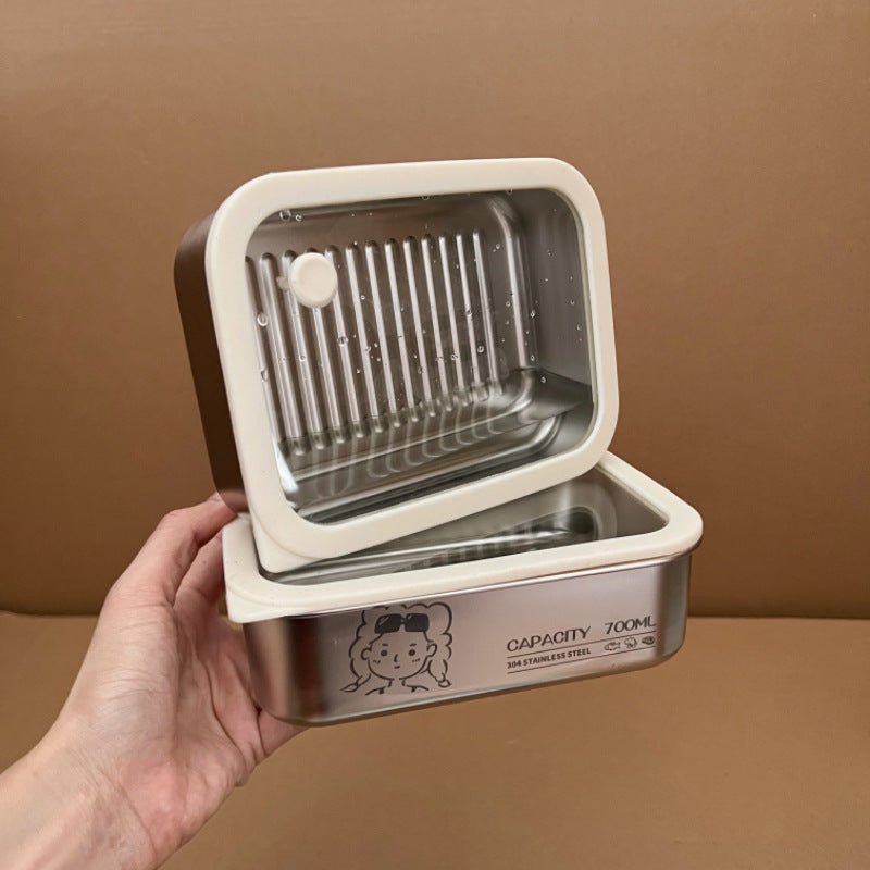 304 Stainless Steel Food Storage Container