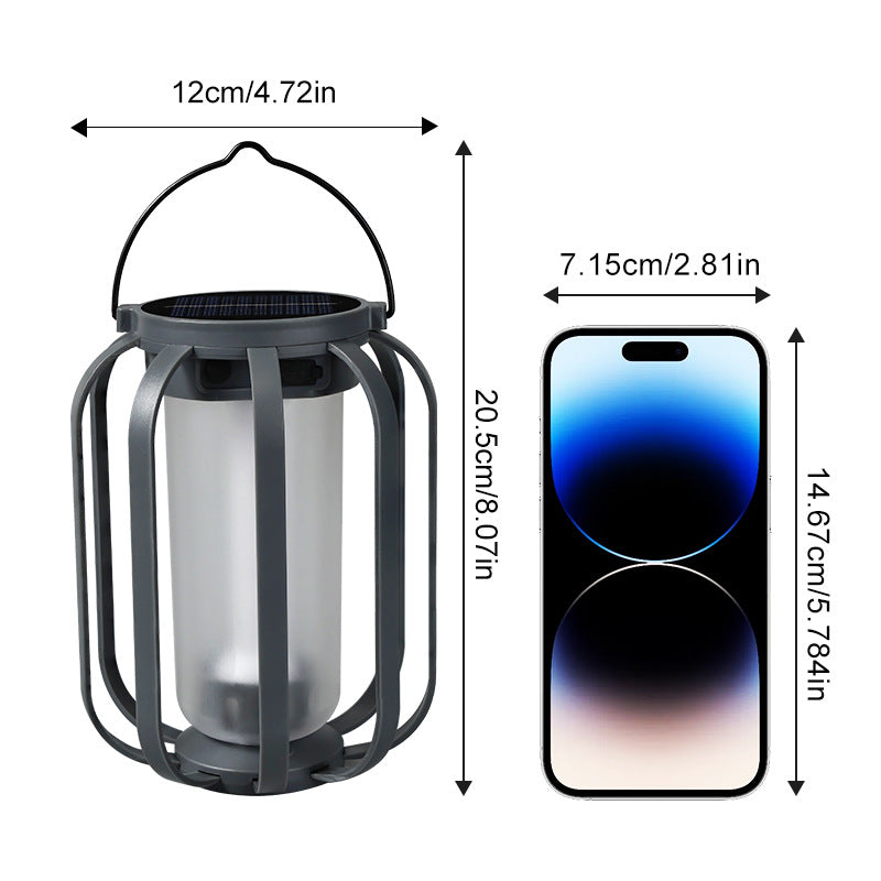 # Solar-Powered Flame Ambient Camping Light