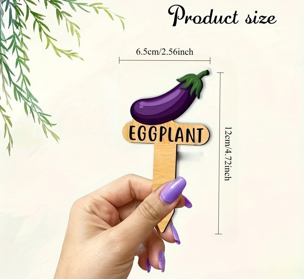 Wooden Gardening Plant Labels