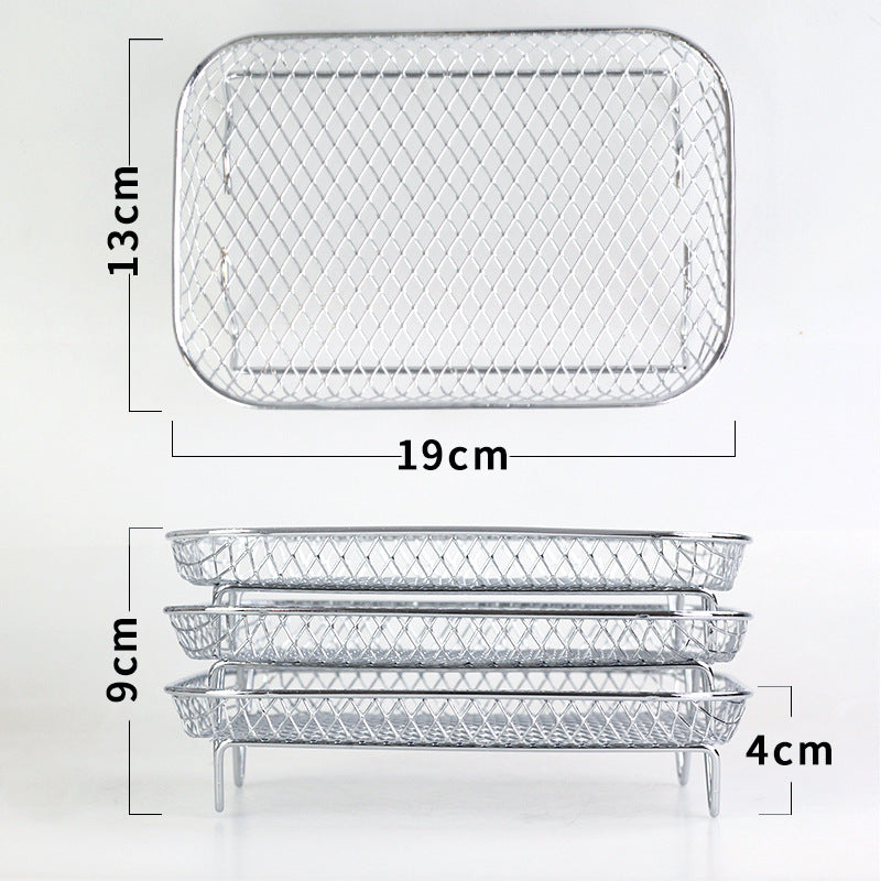 Air Fryer Three-Layer Stainless Steel Grill Rack