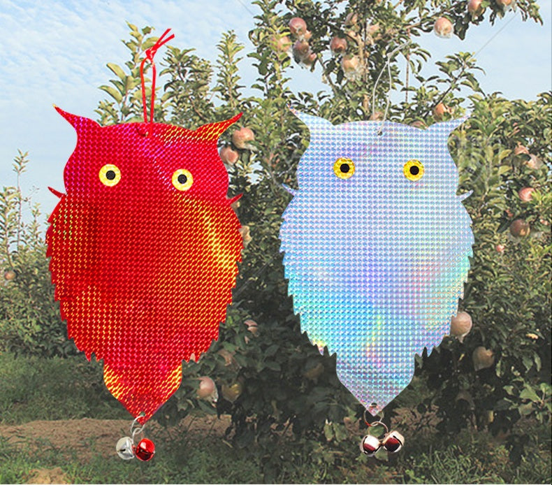 # Double-Sided Laser Reflective Bird-Repelling Owl