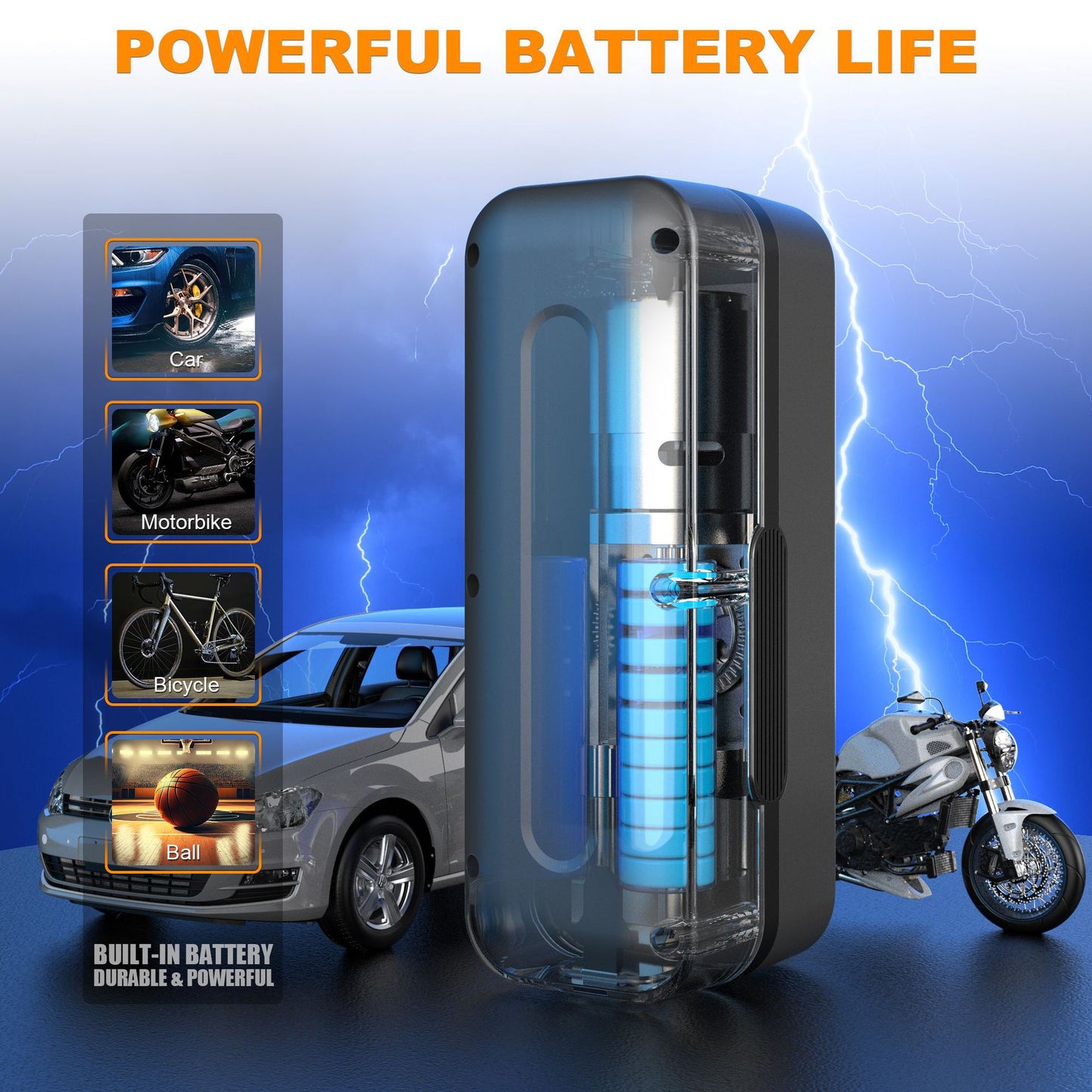 # Smart Digital Display Car Air Pump