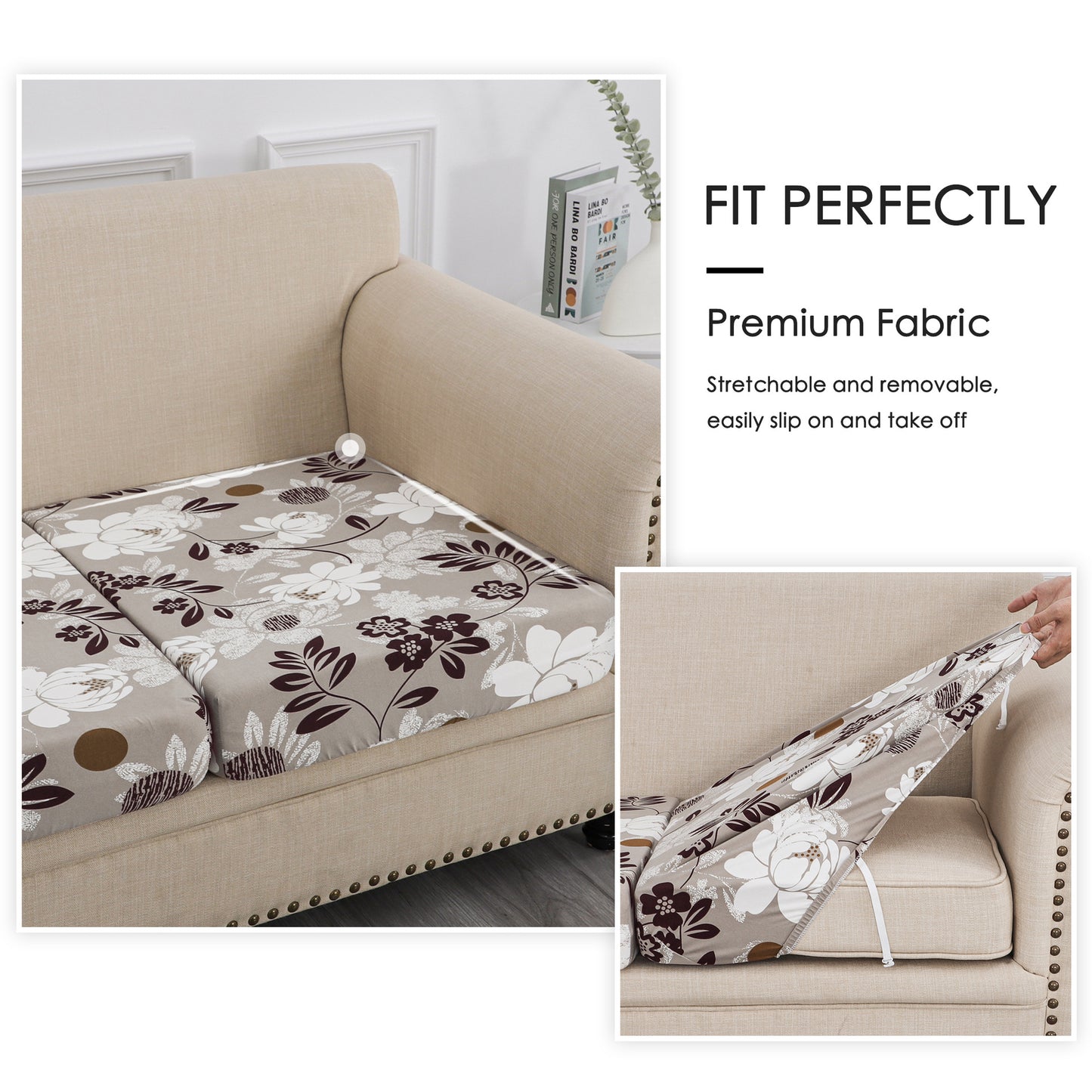 # Fully Covered Printed Waterproof Single Sofa Cover