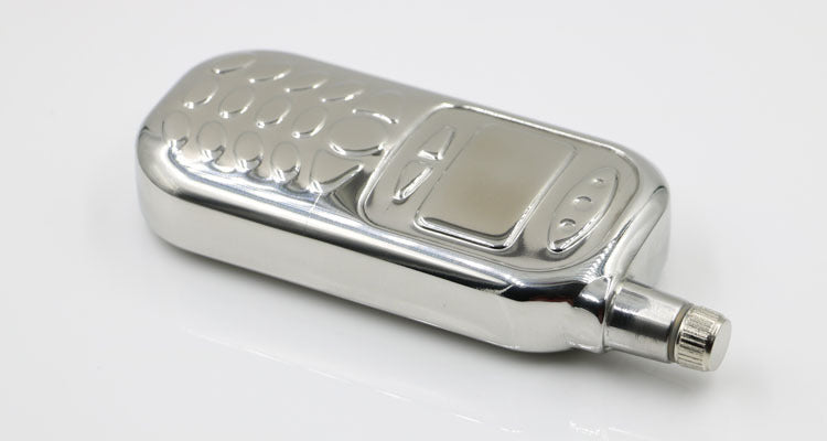 # Retro Cellphone-Shaped Stainless Steel Portable Liquor Flask