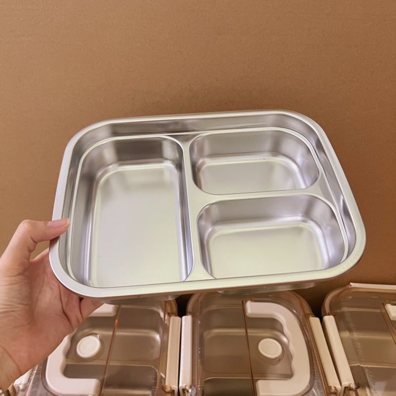 304 Stainless Steel Compartment Insulated Lunch Box