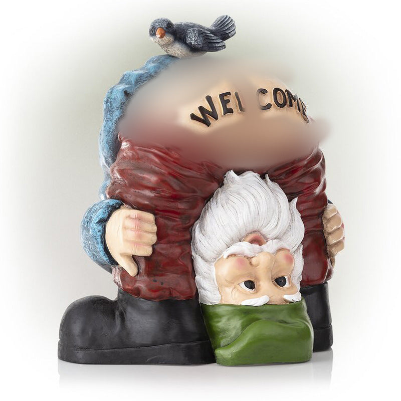 # Upside-down Dwarf Resin Decorative Ornament