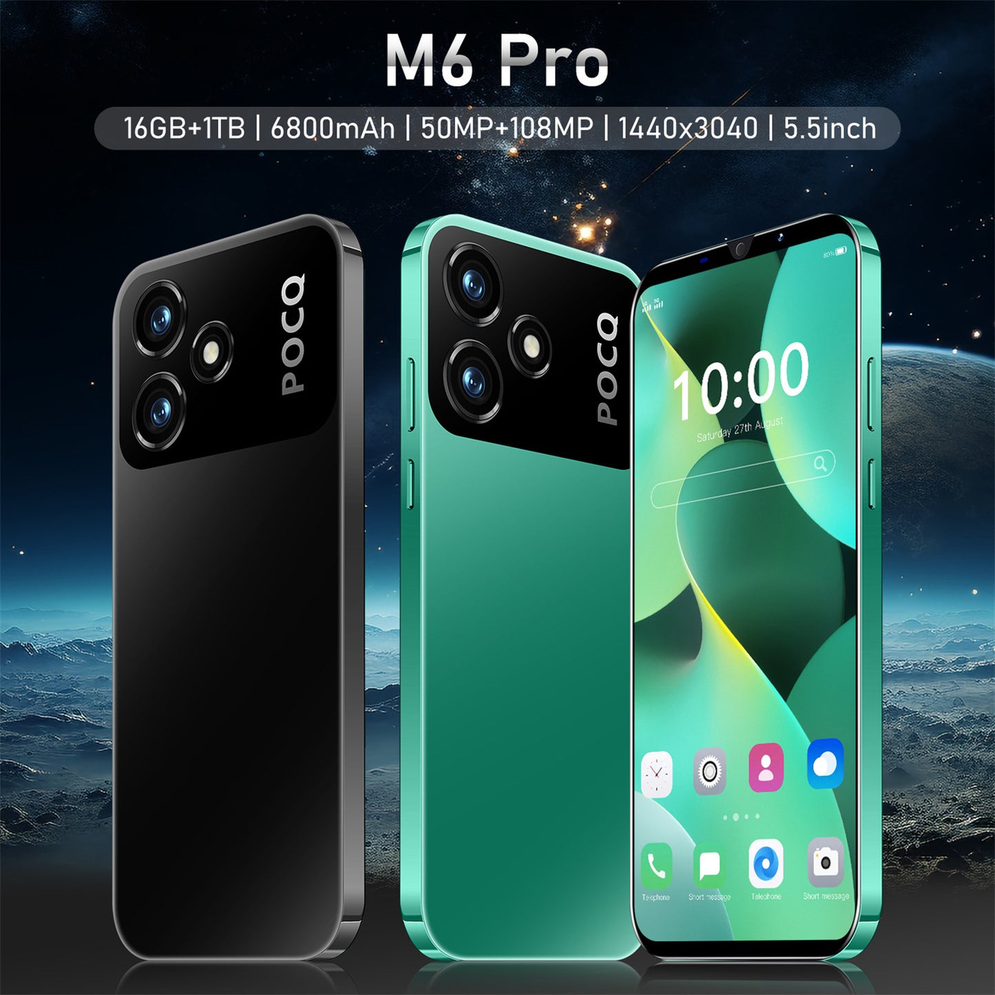**M6Pro 5.5-inch smart Android phone**