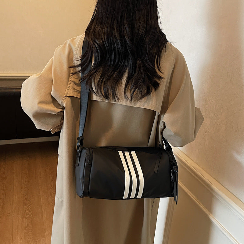 Stylish Sporty Cylindrical Bag