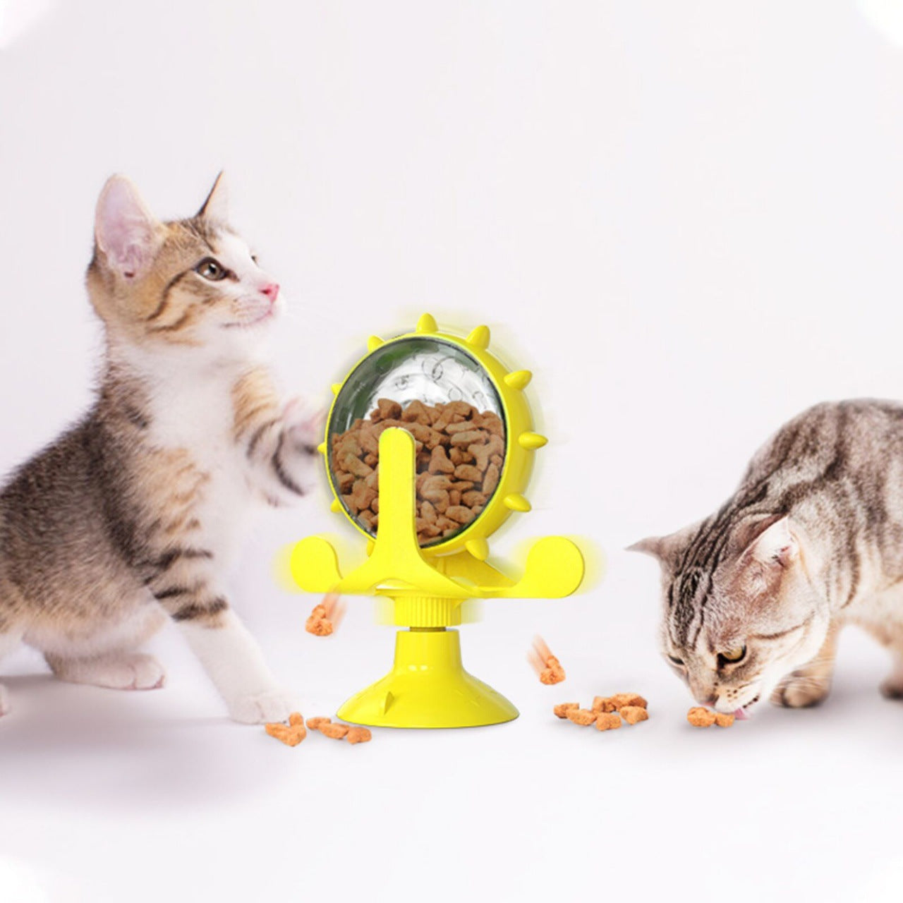 # Pet Windmill Wheel Food Dispenser for Suspicion