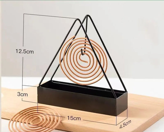 Triangle Iron Mosquito Coil Holder