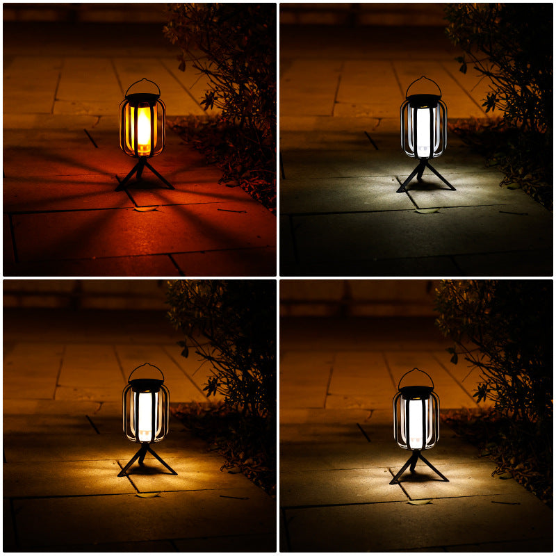 # Solar-Powered Flame Ambient Camping Light