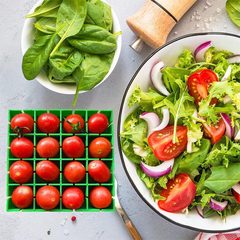 16-Compartment Quarter Fruit and Vegetable Cutter