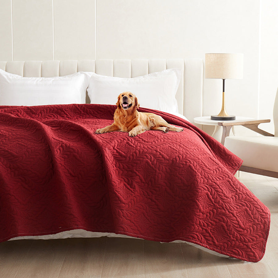 Pet Urine-Proof Bed Cover, All-Season Waterproof Sheet