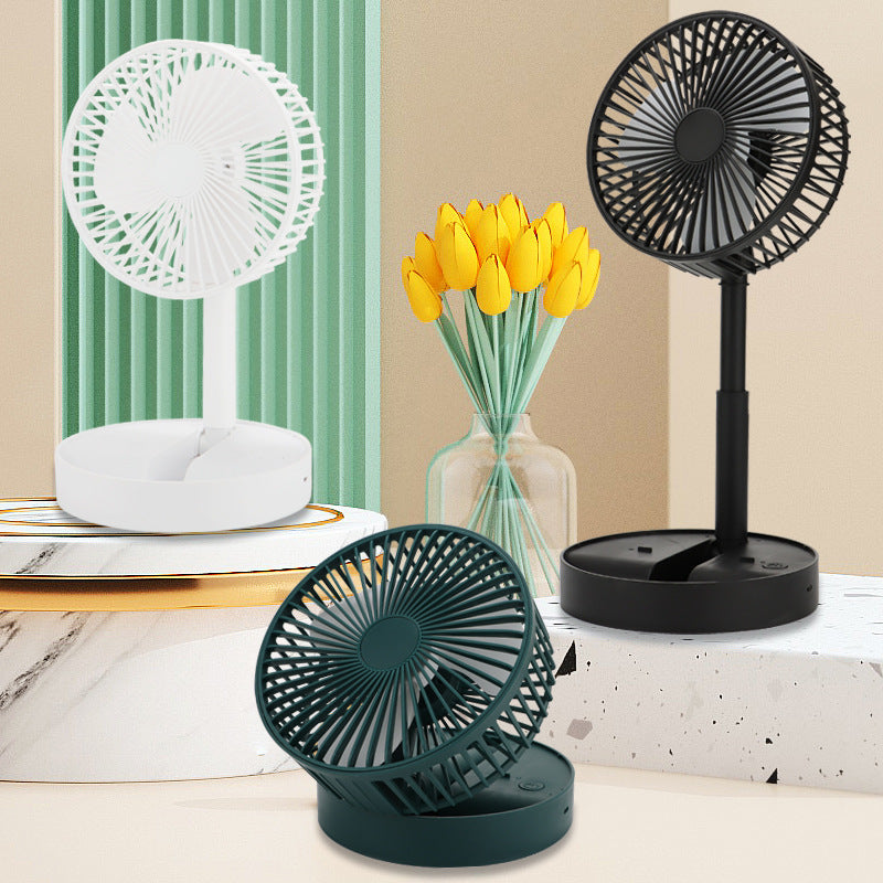 # Multifunctional Folding Telescopic Desktop Fan