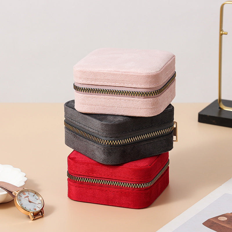 **Mini Portable Travel Jewelry Organizer**