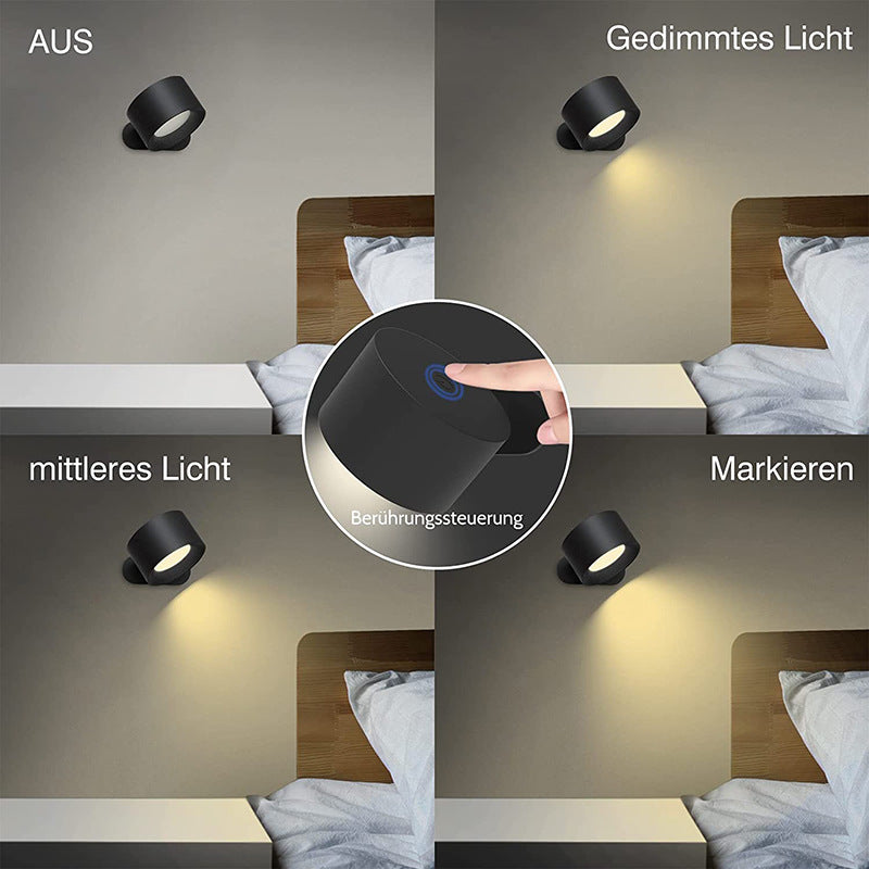 # 360° Rotating Magnetic LED Rechargeable Wall Lamp