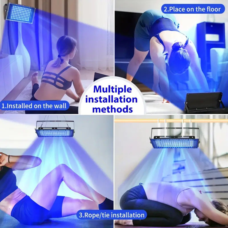 # 144-LED Full Blue Light Tanning Lamp