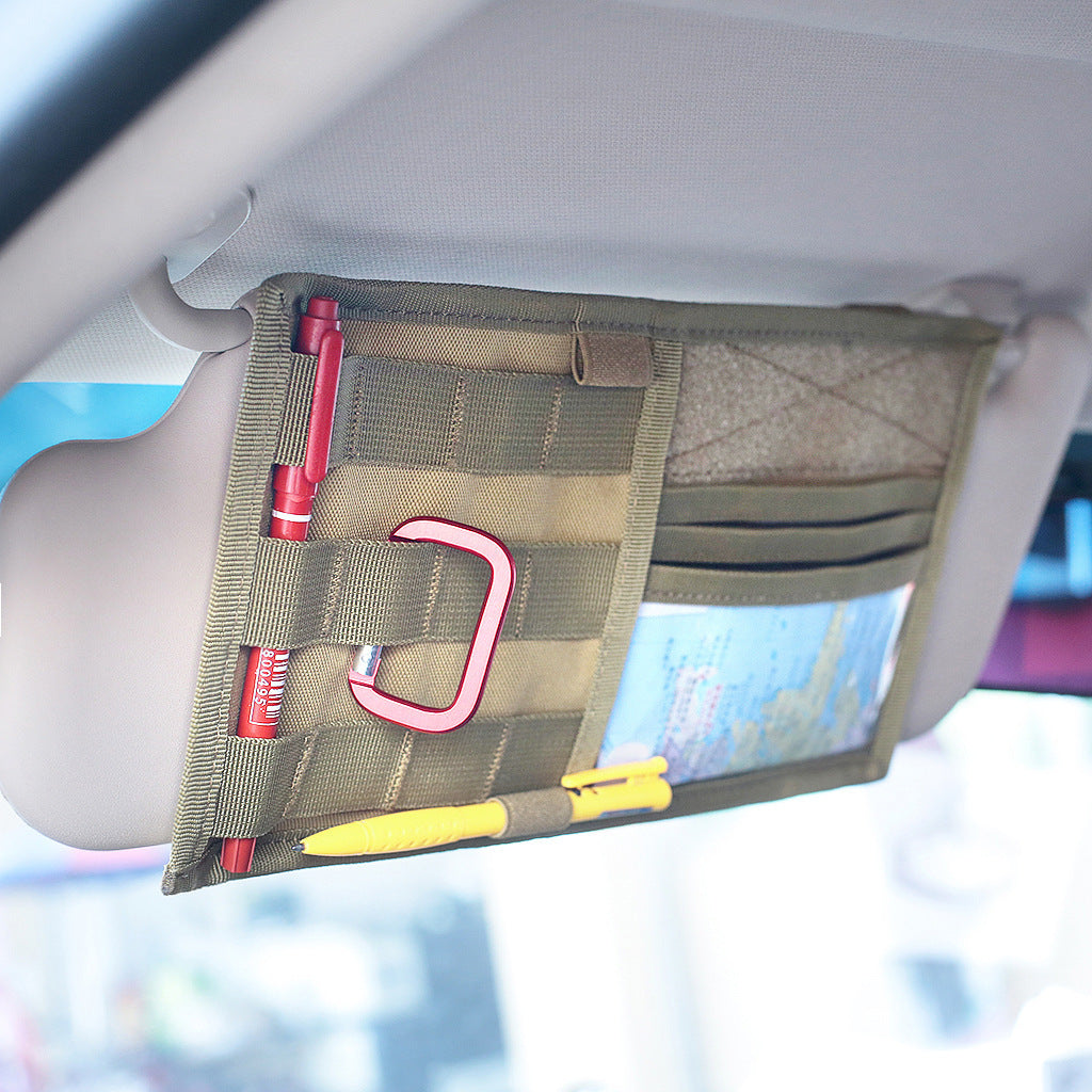 # Multifunctional Tactical Car Sun Visor Storage Bag