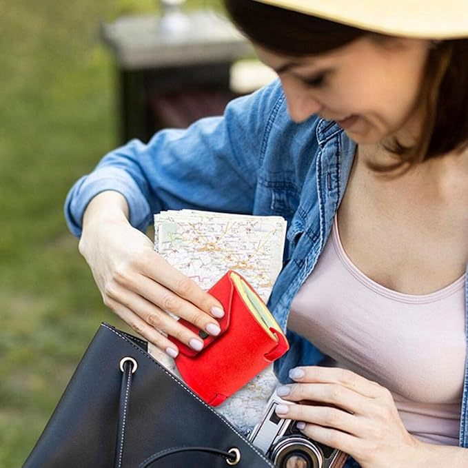 # Leather Folding Cash Wallet