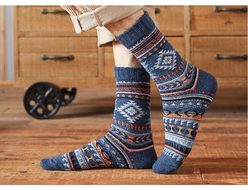 **Men's Autumn/Winter Socks | Mid-Calf Socks, 5-Pair Pack**